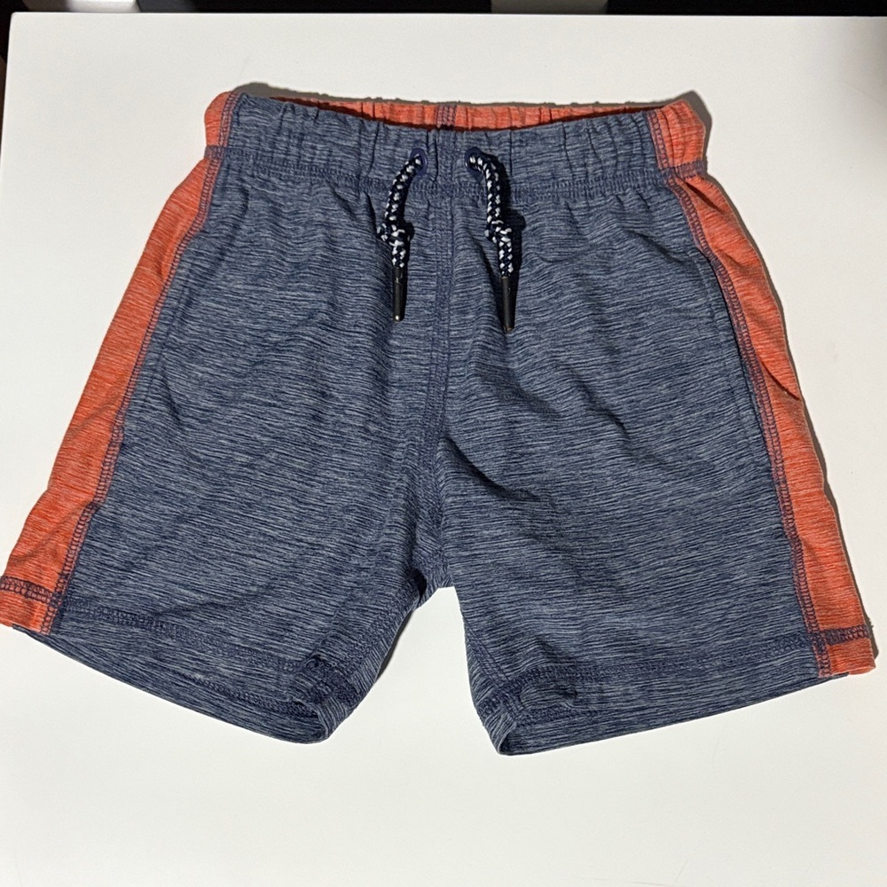 Hanna Andersson UPF Blue and Orange Athletic Shorts
